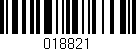 Código de barras (EAN, GTIN, SKU, ISBN): '018821'