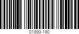 Código de barras (EAN, GTIN, SKU, ISBN): '01890-180'