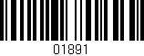 Código de barras (EAN, GTIN, SKU, ISBN): '01891'