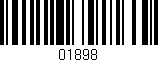Código de barras (EAN, GTIN, SKU, ISBN): '01898'