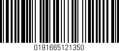 Código de barras (EAN, GTIN, SKU, ISBN): '0191665121350'