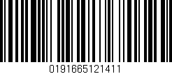 Código de barras (EAN, GTIN, SKU, ISBN): '0191665121411'