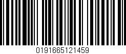 Código de barras (EAN, GTIN, SKU, ISBN): '0191665121459'