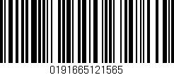 Código de barras (EAN, GTIN, SKU, ISBN): '0191665121565'
