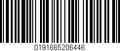 Código de barras (EAN, GTIN, SKU, ISBN): '0191665206446'