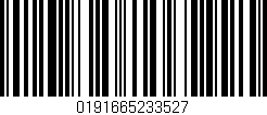 Código de barras (EAN, GTIN, SKU, ISBN): '0191665233527'