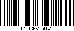 Código de barras (EAN, GTIN, SKU, ISBN): '0191665234142'