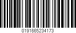 Código de barras (EAN, GTIN, SKU, ISBN): '0191665234173'