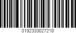 Código de barras (EAN, GTIN, SKU, ISBN): '0192333027219'
