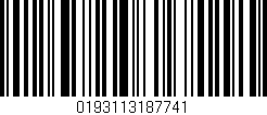 Código de barras (EAN, GTIN, SKU, ISBN): '0193113187741'