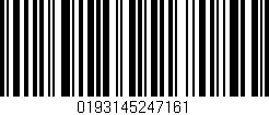 Código de barras (EAN, GTIN, SKU, ISBN): '0193145247161'
