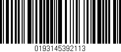 Código de barras (EAN, GTIN, SKU, ISBN): '0193145392113'
