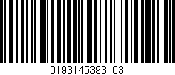 Código de barras (EAN, GTIN, SKU, ISBN): '0193145393103'