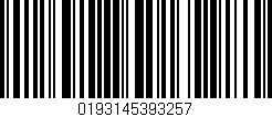 Código de barras (EAN, GTIN, SKU, ISBN): '0193145393257'