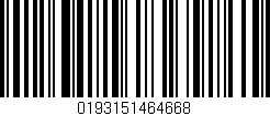 Código de barras (EAN, GTIN, SKU, ISBN): '0193151464668'
