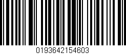 Código de barras (EAN, GTIN, SKU, ISBN): '0193642154603'