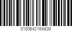 Código de barras (EAN, GTIN, SKU, ISBN): '0193642164930'