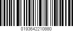 Código de barras (EAN, GTIN, SKU, ISBN): '0193642210880'