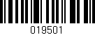 Código de barras (EAN, GTIN, SKU, ISBN): '019501'