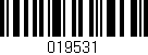 Código de barras (EAN, GTIN, SKU, ISBN): '019531'