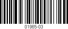 Código de barras (EAN, GTIN, SKU, ISBN): '01965-03'
