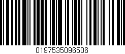 Código de barras (EAN, GTIN, SKU, ISBN): '0197535096506'