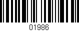 Código de barras (EAN, GTIN, SKU, ISBN): '01986'
