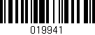 Código de barras (EAN, GTIN, SKU, ISBN): '019941'
