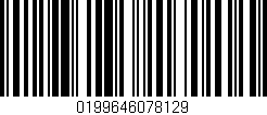 Código de barras (EAN, GTIN, SKU, ISBN): '0199646078129'