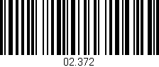 Código de barras (EAN, GTIN, SKU, ISBN): '02.372'