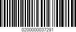 Código de barras (EAN, GTIN, SKU, ISBN): '0200000037291'