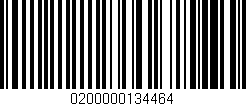 Código de barras (EAN, GTIN, SKU, ISBN): '0200000134464'