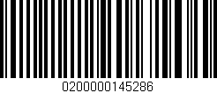 Código de barras (EAN, GTIN, SKU, ISBN): '0200000145286'
