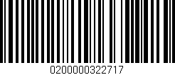 Código de barras (EAN, GTIN, SKU, ISBN): '0200000322717'