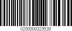 Código de barras (EAN, GTIN, SKU, ISBN): '0200000323530'