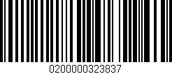 Código de barras (EAN, GTIN, SKU, ISBN): '0200000323837'
