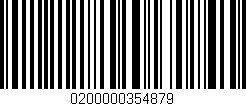 Código de barras (EAN, GTIN, SKU, ISBN): '0200000354879'