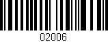 Código de barras (EAN, GTIN, SKU, ISBN): '02006'