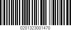 Código de barras (EAN, GTIN, SKU, ISBN): '0201323001470'
