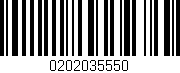Código de barras (EAN, GTIN, SKU, ISBN): '0202035550'