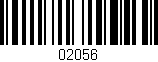 Código de barras (EAN, GTIN, SKU, ISBN): '02056'