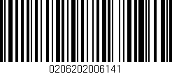 Código de barras (EAN, GTIN, SKU, ISBN): '0206202006141'