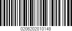 Código de barras (EAN, GTIN, SKU, ISBN): '0206202010148'