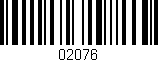 Código de barras (EAN, GTIN, SKU, ISBN): '02076'