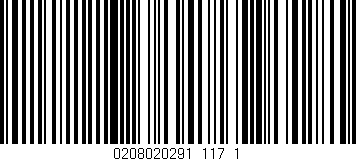 Código de barras (EAN, GTIN, SKU, ISBN): '0208020291_117_1'