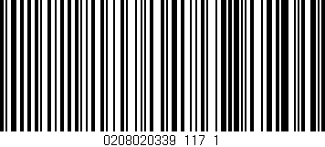 Código de barras (EAN, GTIN, SKU, ISBN): '0208020339_117_1'