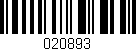 Código de barras (EAN, GTIN, SKU, ISBN): '020893'