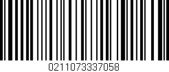 Código de barras (EAN, GTIN, SKU, ISBN): '0211073337058'