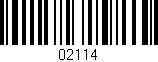 Código de barras (EAN, GTIN, SKU, ISBN): '02114'
