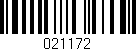 Código de barras (EAN, GTIN, SKU, ISBN): '021172'